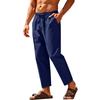 Men's Casual Linen Pants for Spring and Summer Everyday Wear
