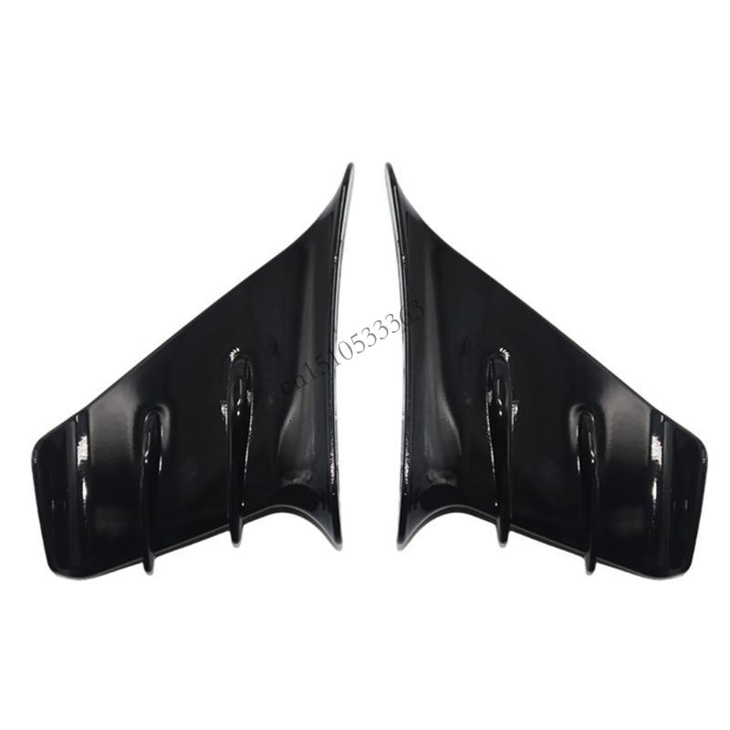 090E ABS Motorcycle Side Winglets Universal Fit Aerodynamic Spoiler Deflector Designs