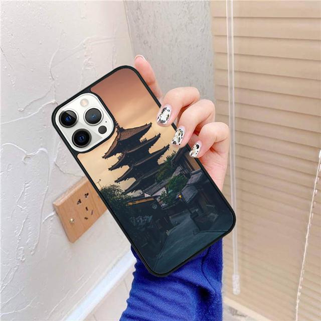 Kyoto Japan Old Capital Phone Case Cover For iPhone 17 Air 15 16 14 13 12 Pro Max 11 Pro Max Plus Coque Shell iPhone 11pro