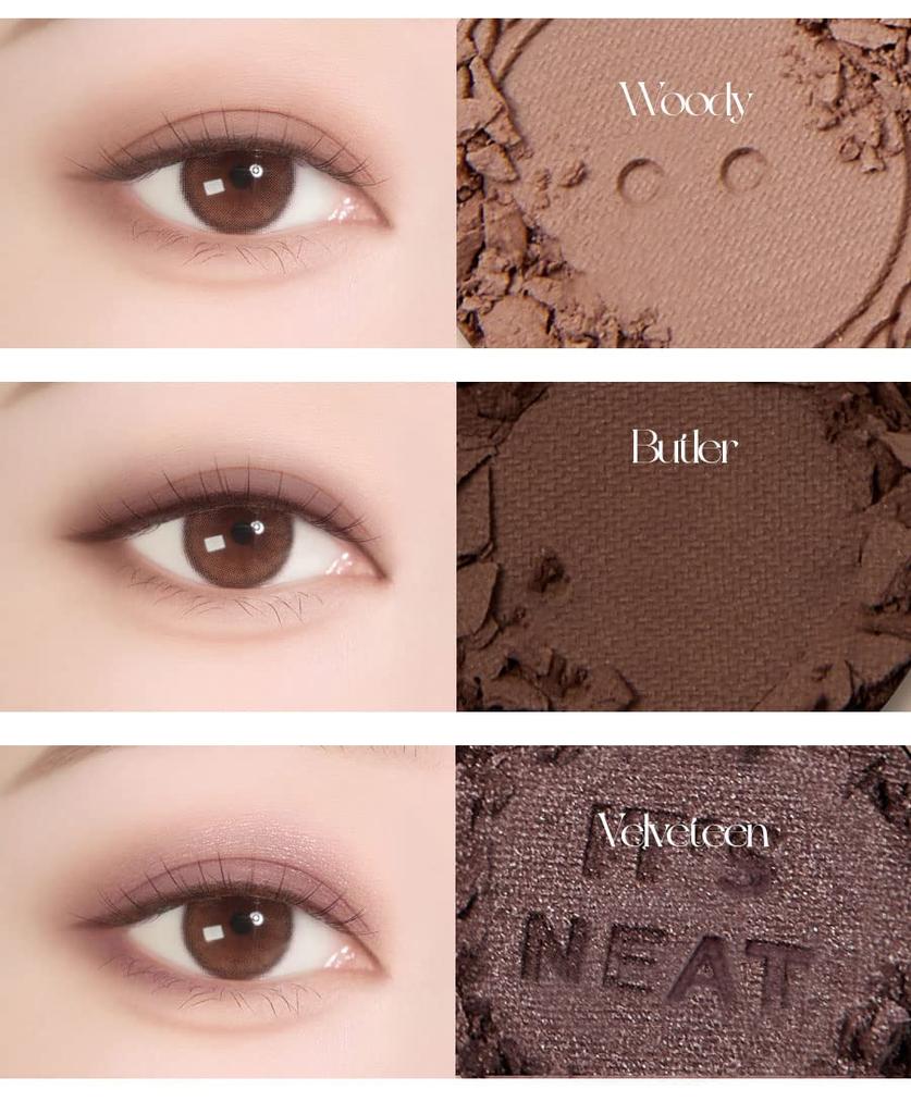 HOLIKAHOLIKA My Fave Mood Eyeshadow Palette Button 11 Shades of Blends Seamlessly Into Your Perfect for Everyday Use or #06 Up. Eyeshadow. Eyelids.