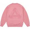 Palace Spray Tri-Ferg Crew Dusty Mauve Unisex Tops Purple P26CS084