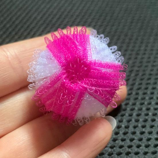 2Pcs Clothes Laundry Balls Reusable Vivid Color Labor-saving Effective Multipurpose Remove Hair Plastic Washing Machine Lint Remover Balls Catchers