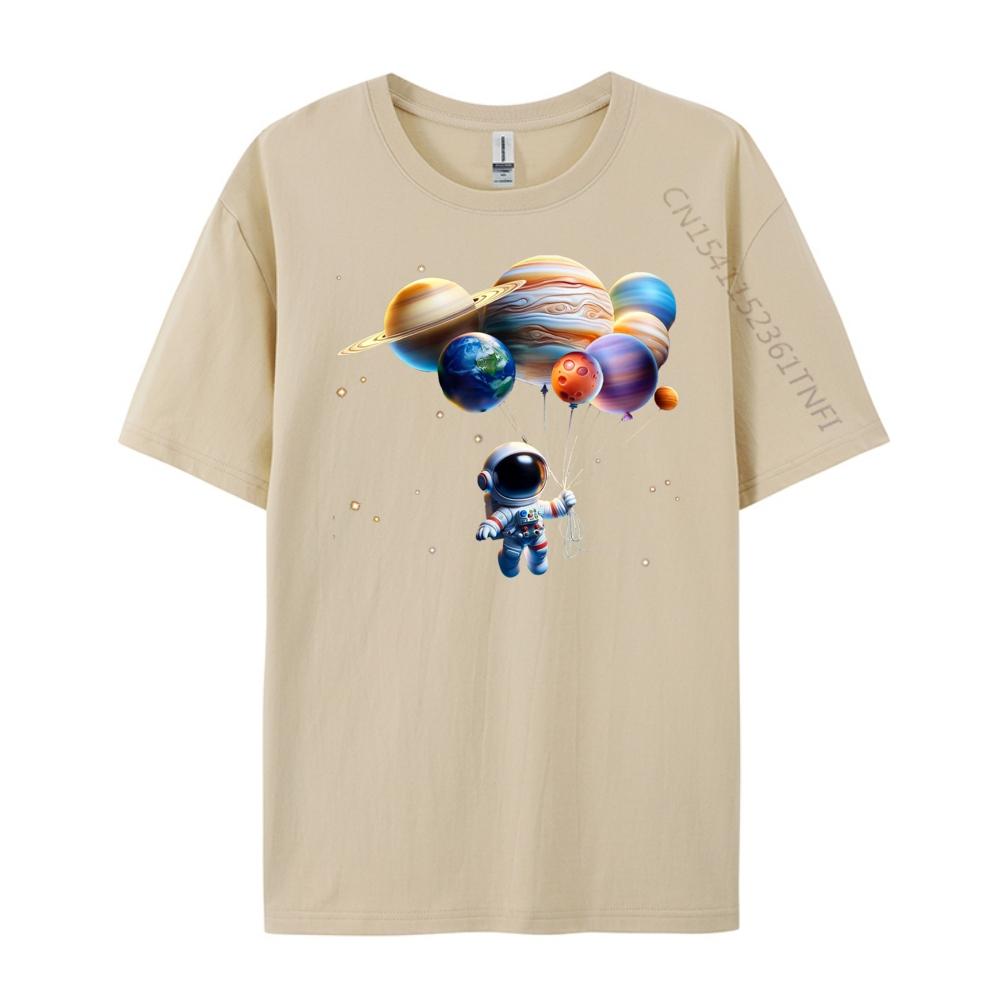 Funny Astronaut Planets gift Men Women kids astronomy space Free Shippping Clothes Durable and Wear-resistant Band Tshirts