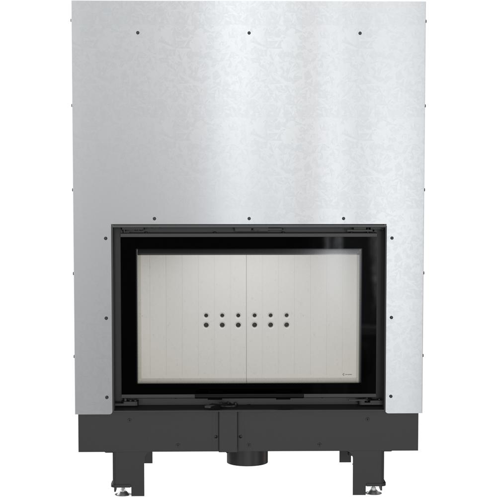 Water heating fireplace KRATKI MBO 15 kW Ø 200 lift-up