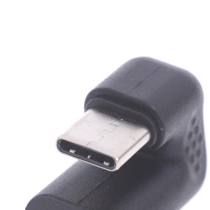 180 Grad rechtwinkliger USB 3.1 Typ C Stecker auf Buchse USB-C-Konverter-Adapter