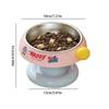 Stainless Steel Pet Bowl Dopamine Non-slip Cat Bowl Detachable High Feet Pet Feeding Bowl