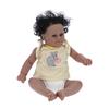 45cm Černá pleť Africká kojenecká panenka Hračka Roztomilá Realistická Reborn Baby Dívčí panenka Dětský dárek