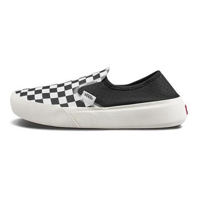 ComfyCush One Low Top Skate Shoes Unisex Sneakers Black White Checkered VN0A45J5R6R