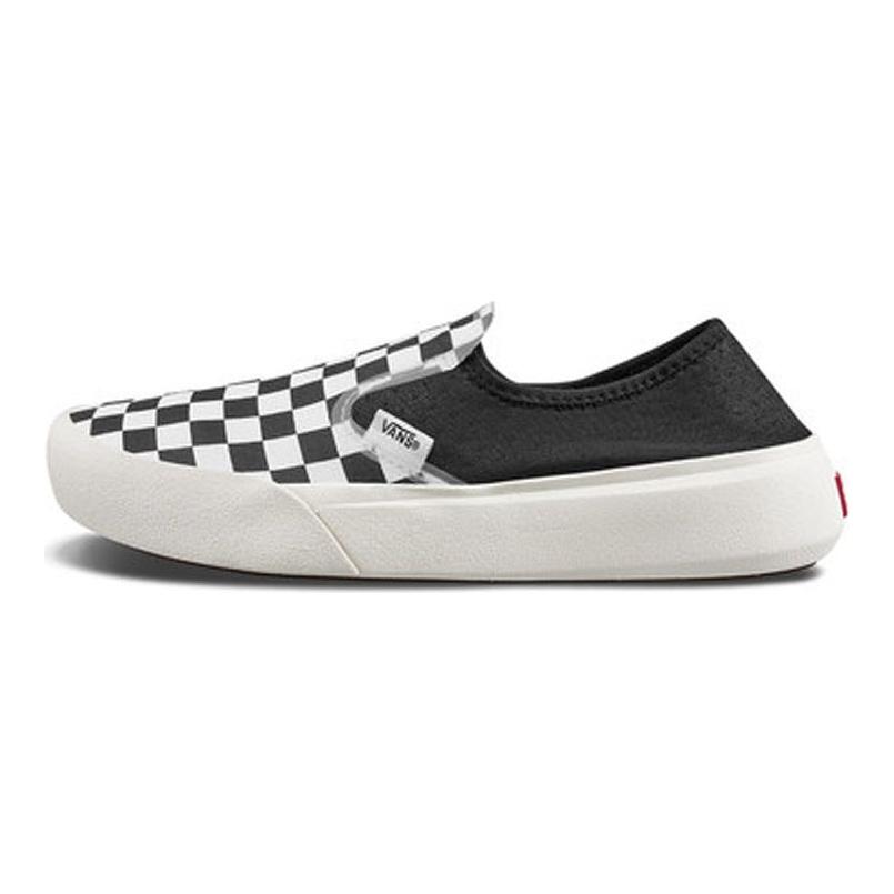 Vans ComfyCush One Low Top Skate Shoes Unisex Sneakers Black White Checkered VN0A45J5R6R