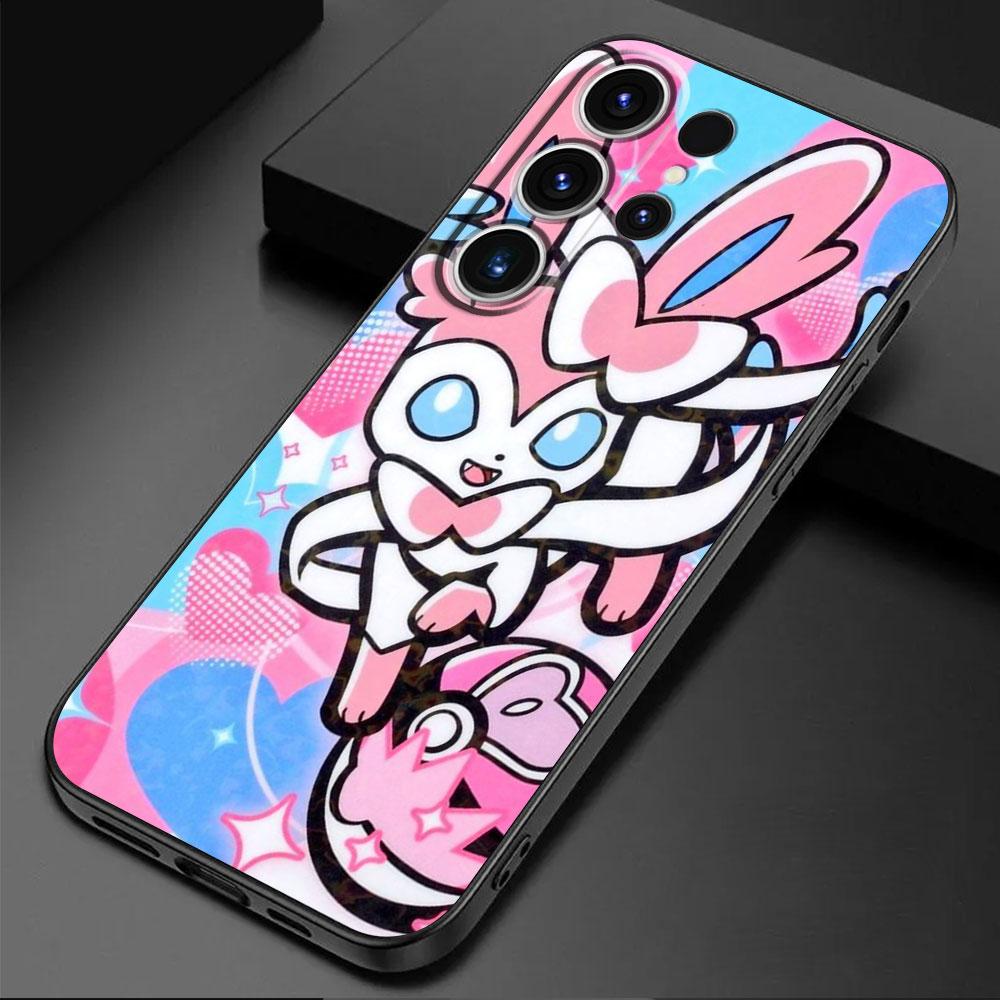 Case For Samsung Galaxy S24 S23 Ultra S22 Plus S20 FE S21 S10 5G Lite S10e S9 S8 Luxury Soft Phone Cover Pokemon Squirtle Cute