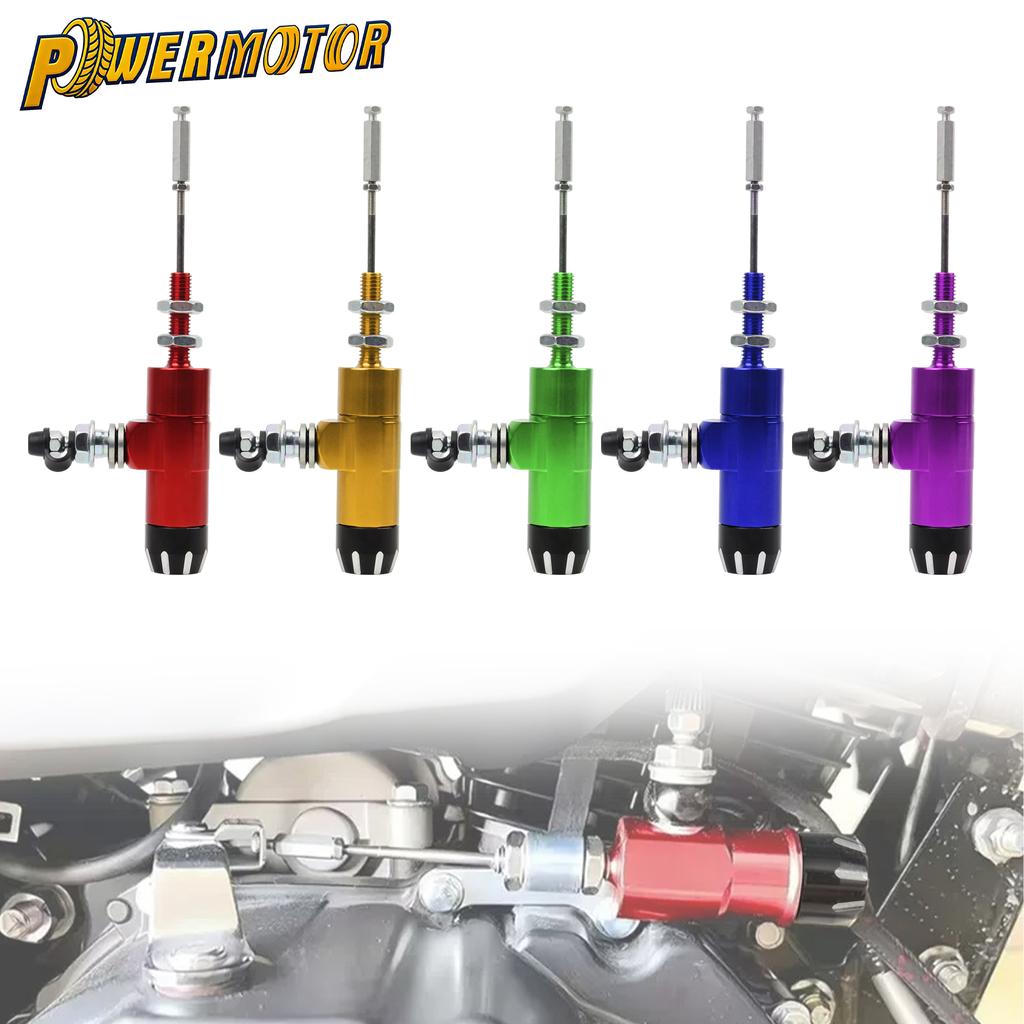 Universal Motorcycle Hydraulic Clutch Master Cylinder Rod Brake Pump 14mm Piston M10x1.25mm Aluminum For HONDA YAMAHA Suzuki