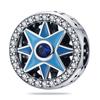 Ocean Charms 925 Sterling Silver Seashell Blue Charms Fit Diy Jewelry