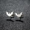 horrible halloween vampire bat earrings for teens stainless steel simple stud earrings premium jewelry Festival party gifts