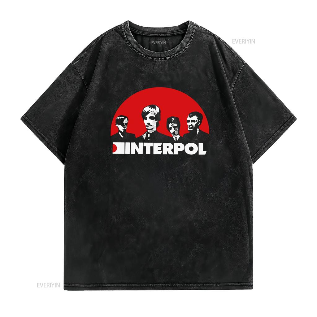 Interpol Band For Fans Style Men's Womens Top T Shirt Clothing Size S 5XL Best Anniversary Vintage Washed Stretched Graphic