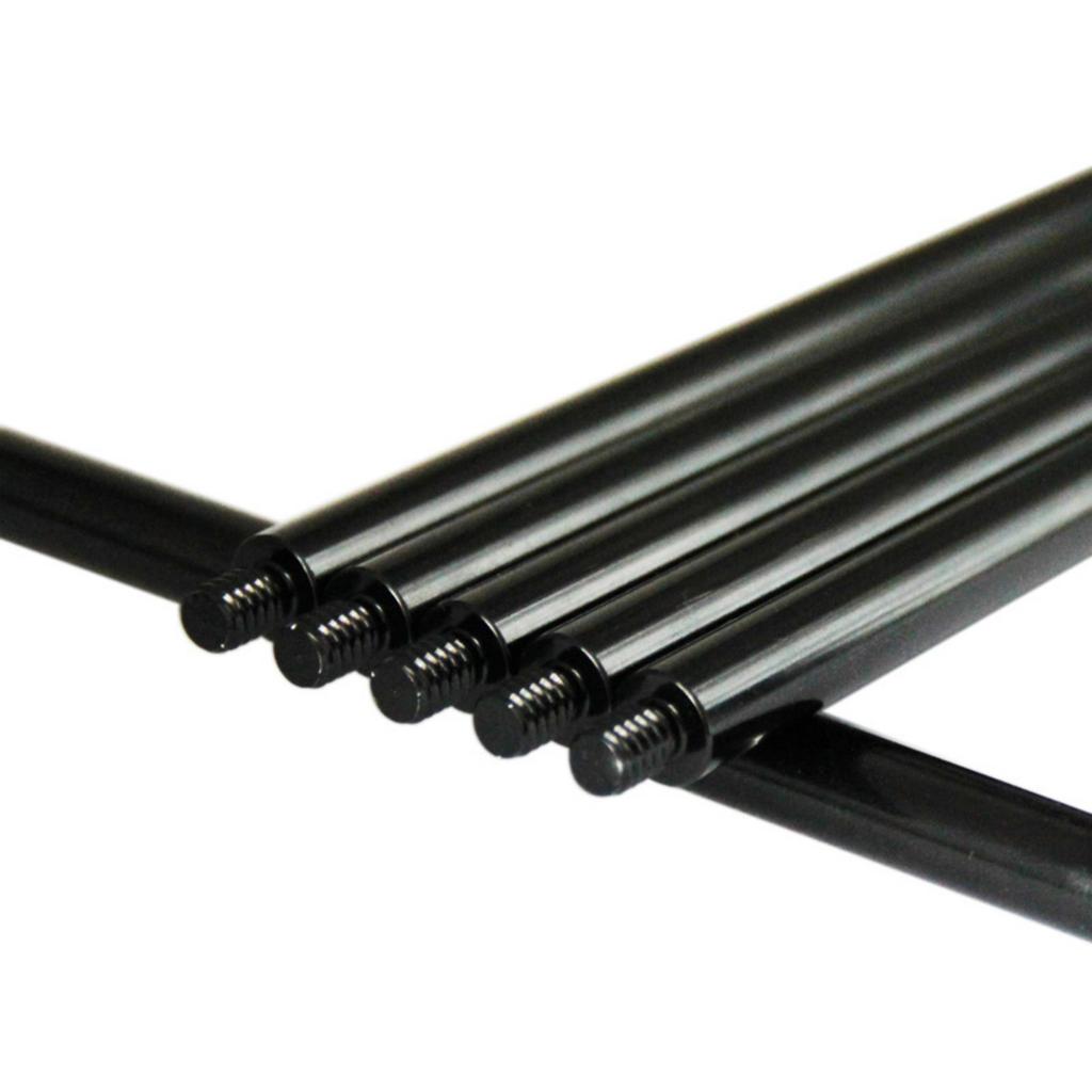 Durability Camera Extension Tube Lightweight Metal Rod with 1/4inch Male To Female Thread for Photography Stabilizers