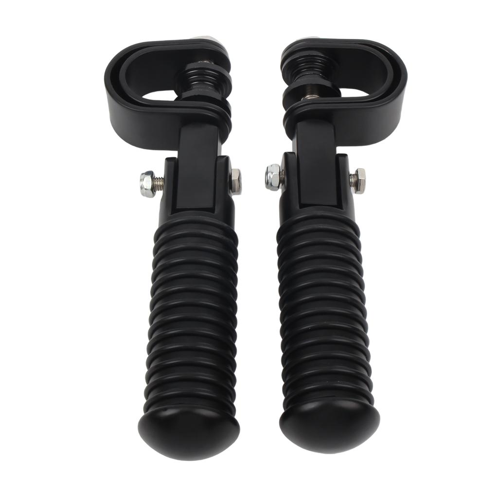 Motorcycle Highway Foot Pegs 1" 1-1/4" Engine Guard Clamp Footrest Pedal Universal For Harley Touring Softail Sportster XL Dyna