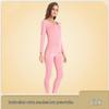 Women's Seamless Thermal Underwear Set: Plus Velvet Thick Top & Bottom; Thin, Cold-Proof for Autumn/Winter