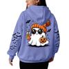 Women's Hooded Gradient Printed Long Sleeved Sweatshirt Loose Women's Sweatshirt  Sweatshirt