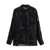 Jnleaog Autumn New Women's Clothing Fashion Style French Retro Patchwork Fabric Shirt 7484161 800