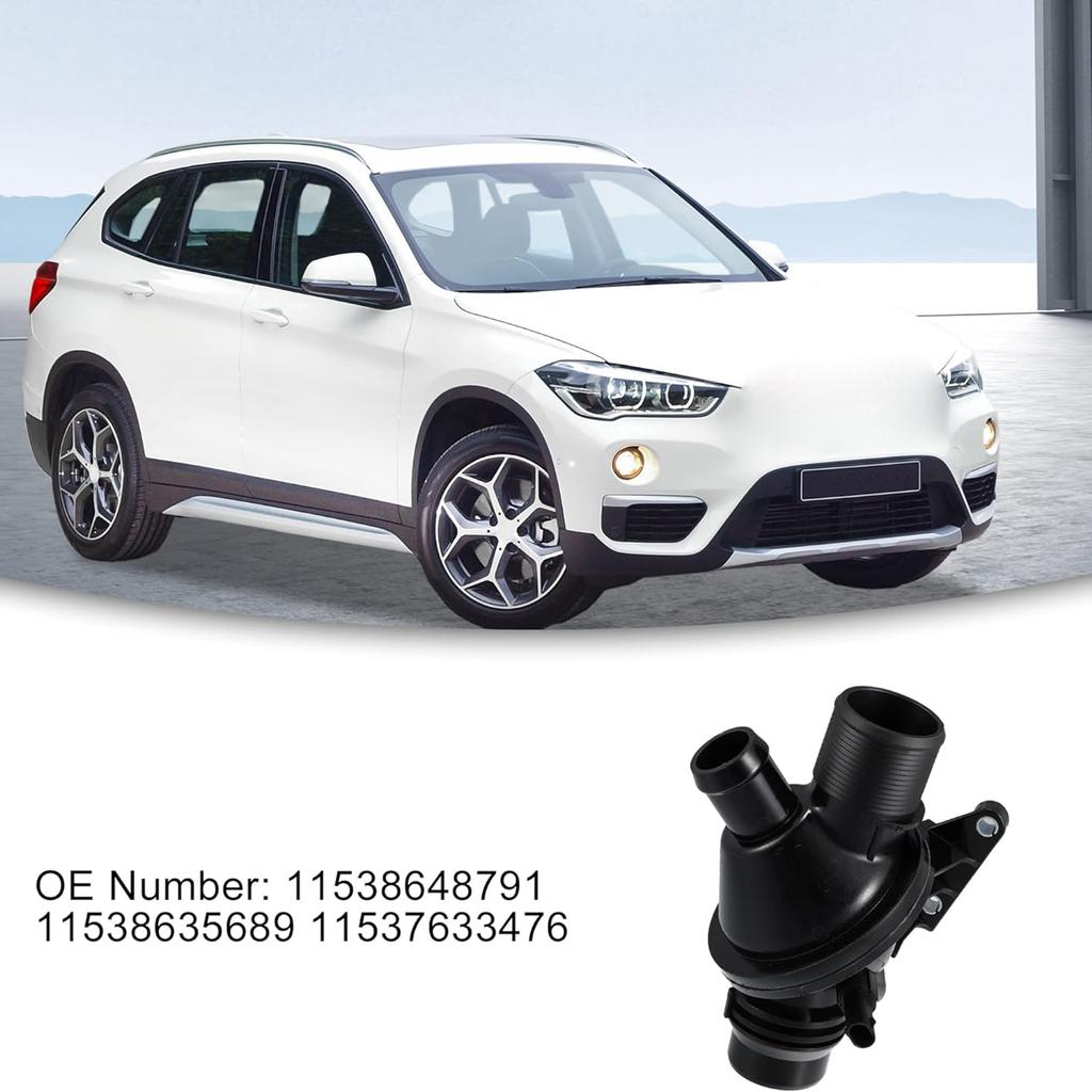 Car Engine Coolant Thermostat Housing Temperature Regulation Climate Control Suitable for F20 F22 F30 F32 F10 328i 528i