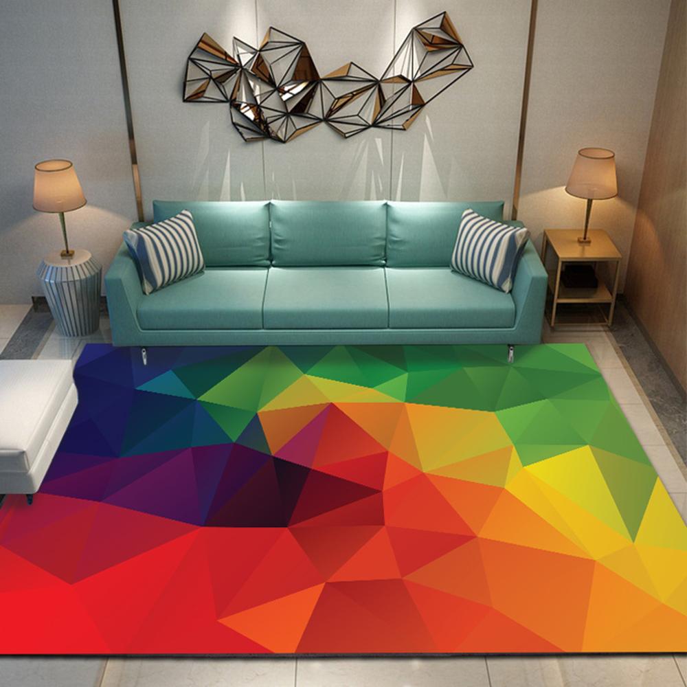 3D LED Lights Illusion Rug for Living Room Washable Floor Lounge Large Area Non Slip CarpetsTeen's Kids Boy Girl Room Decor Rug