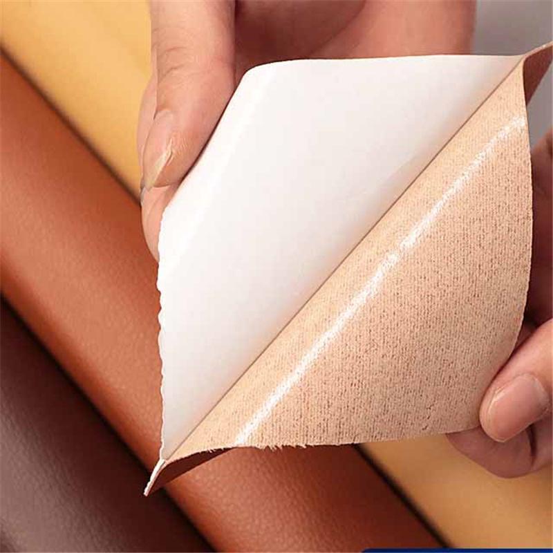 0.8mm Thick Self-Adhesive Leather Patch - Strong Bond for Sofa Furniture Couches Chairs Car Interiors Repair & Renewal