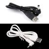 USB To DC5.5x2.5mm Adapter Cable Safe Charging Power Cable DC5.5x2.5 Cable Straight / Curved Head Multiple Protections