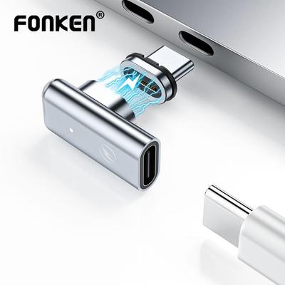 FONKEN 24-Pin Type-C Magnetic Adapter 40Gbs USB C Converter PD 100W Quick Charge USB 8K HD Hub Data Sync for MacBook