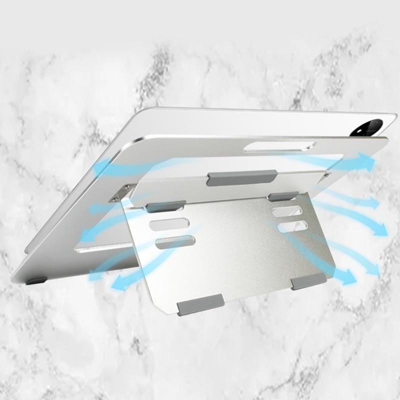 Aluminum Laptop Stand Drawing Tablets Holder Bracket Multifunctional for Tablets Pad Adjustable and With Arm Rest Pad