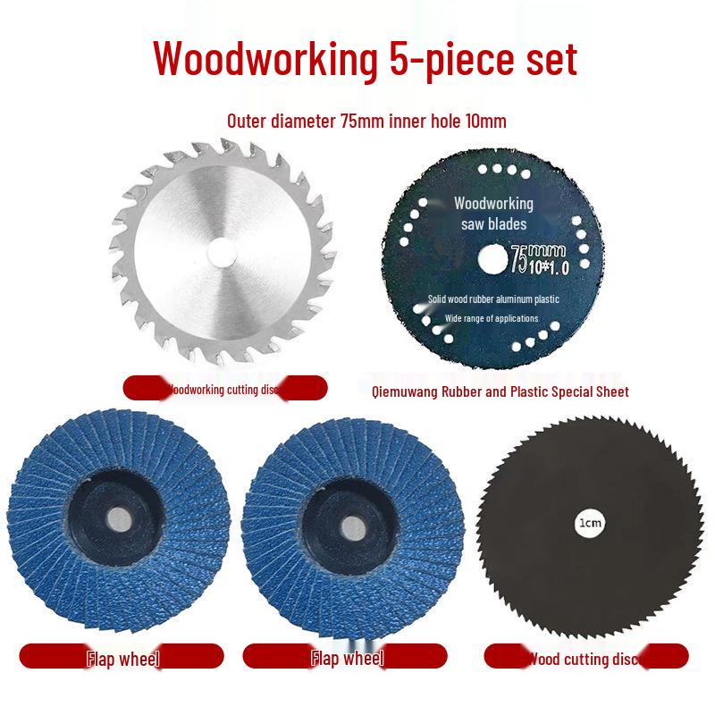 Mini 76mm (3") Angle Grinder Blade: Metal Grinding & Polishing Disc, Cutting Wheel 10mm Arbor.