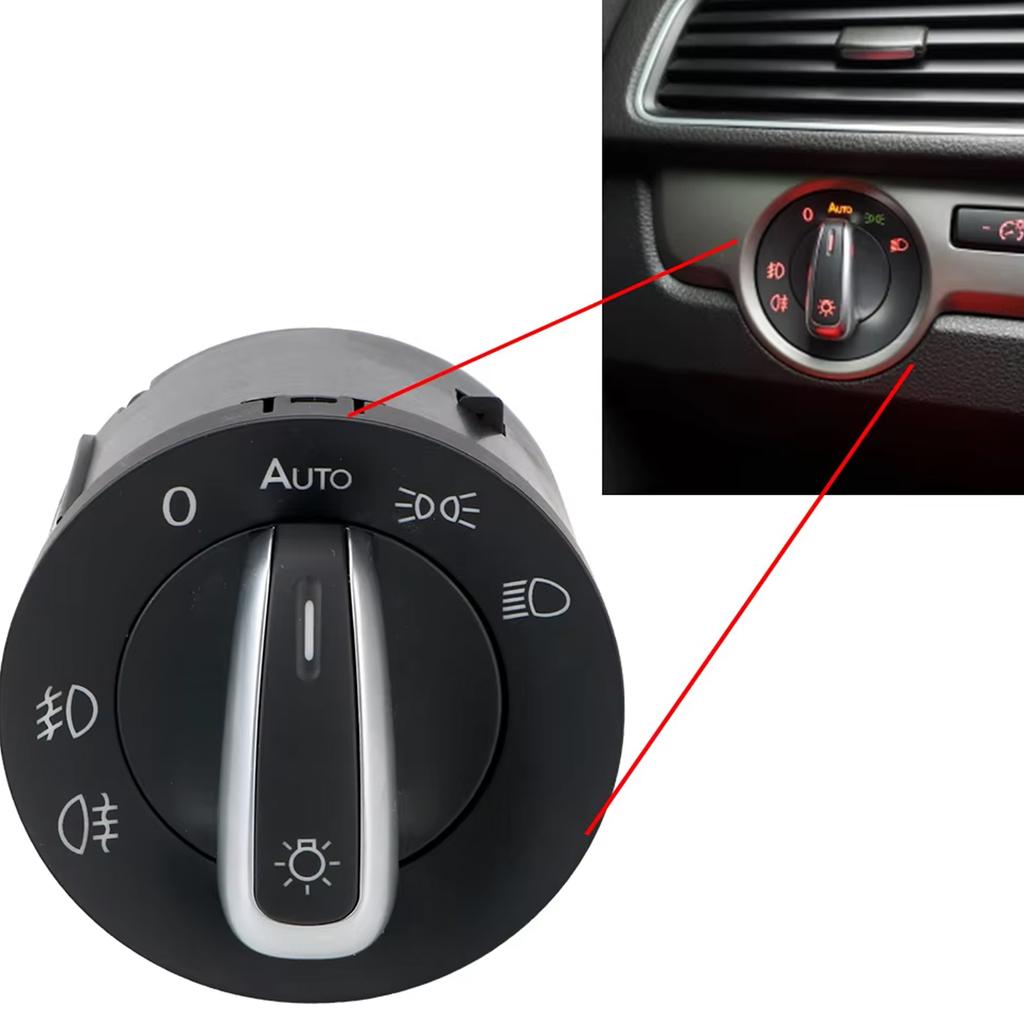 Multi Function Heavy Duty Weather Resistant Headlamp Knob Control Switches 5GG941431D 5G0941431BD Suitable for MK7 MKVII