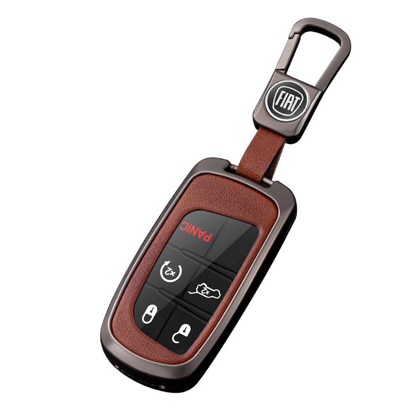 Fiat Viaggio & Ottimo Fernbedienungsschlüsselgehäuse-Set mit Schnalle