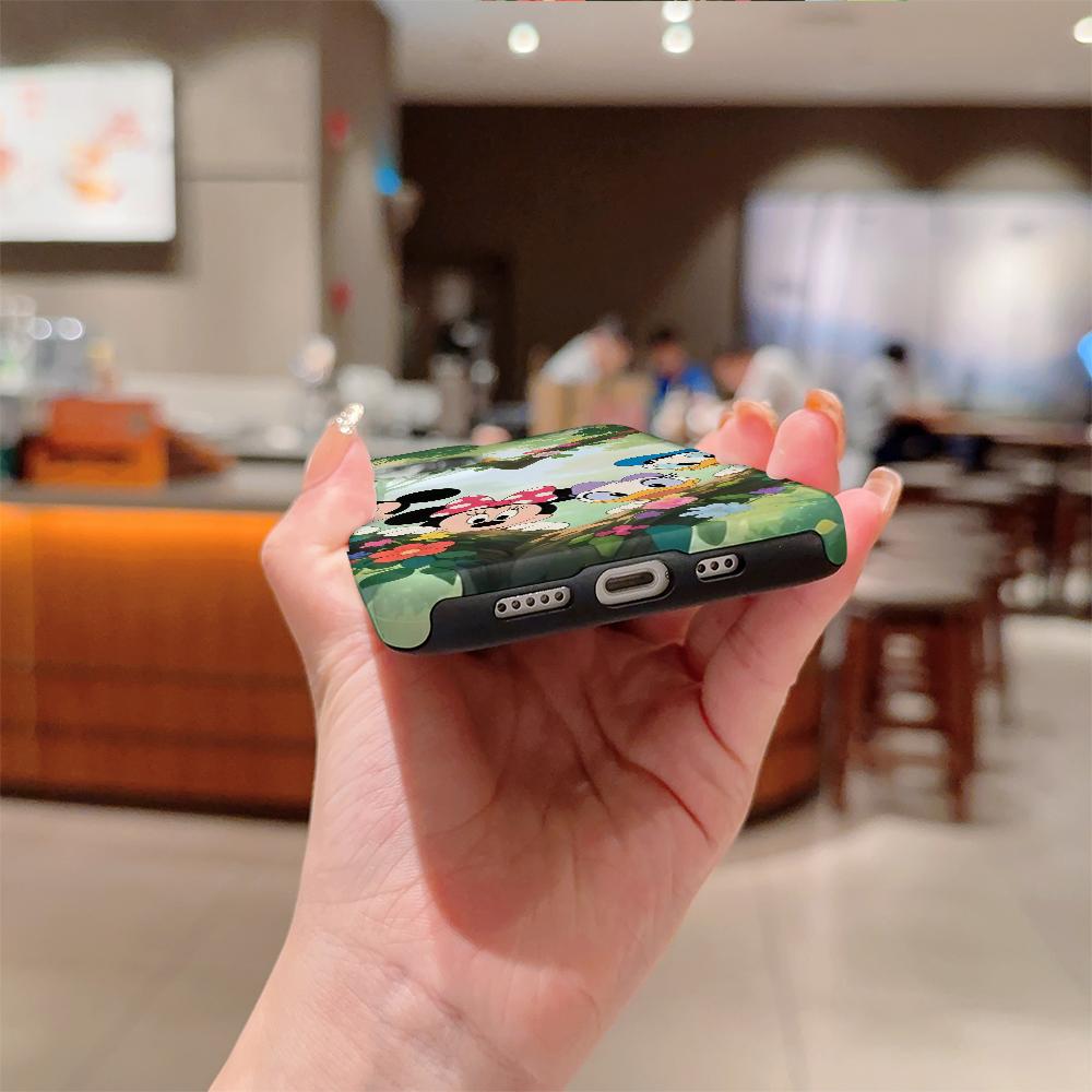 Disney phone case, double-layer protective cover, suitable for iPhone X/XS/SE/7/8/11/12/13/14/15/16/17 Pro Max Plus