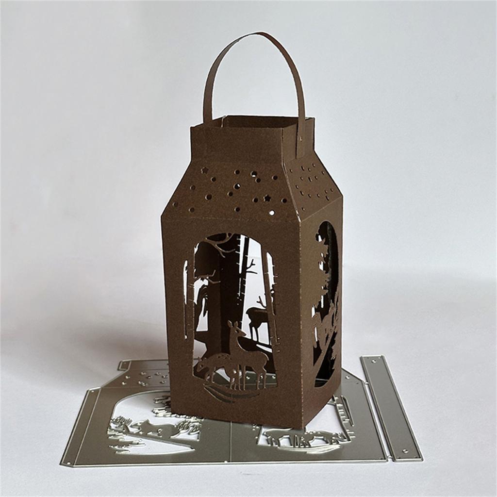 Christmas Lanterns Cutting Dies Christmas Embossing Cutting Dies for Birthday Card Making DIY Scrapbooking Stencil Craft