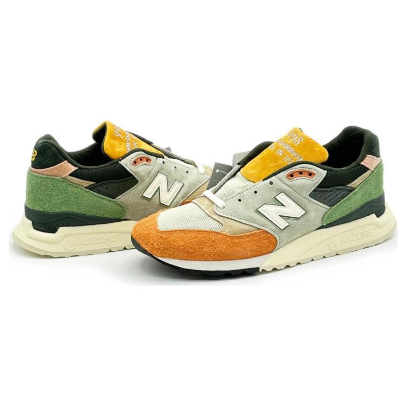 New Balance 998 Ronnie Fieg & Frank Lloyd Wright Foundation Broadacre City Aloe Wash Sneakers U998KT1