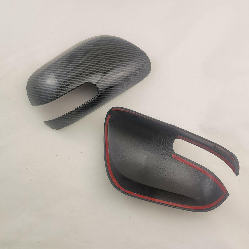 For 2008-2015 Scion xB Wagon Side Mirror Cover Carbon Fiber Look Plastic Trims
