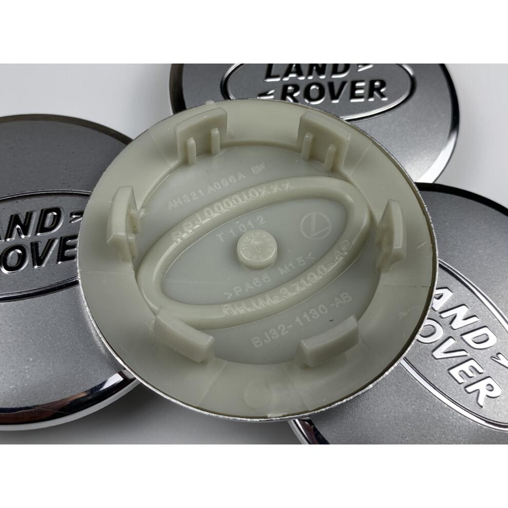 4ks krytky hliníkových kol Land Rover 63mm