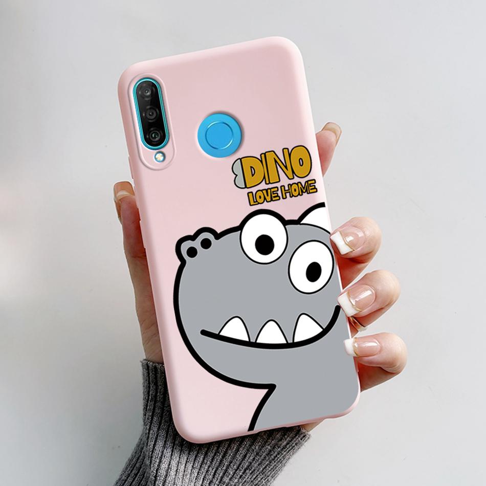 Für Huawei P30 Lite Hülle Niedlicher Bär Cartoon Frosch Weiche Matte Silikon Handyhüllen Für Huawei P30 P30Lite P30Pro P 30 Lite Pro Cover