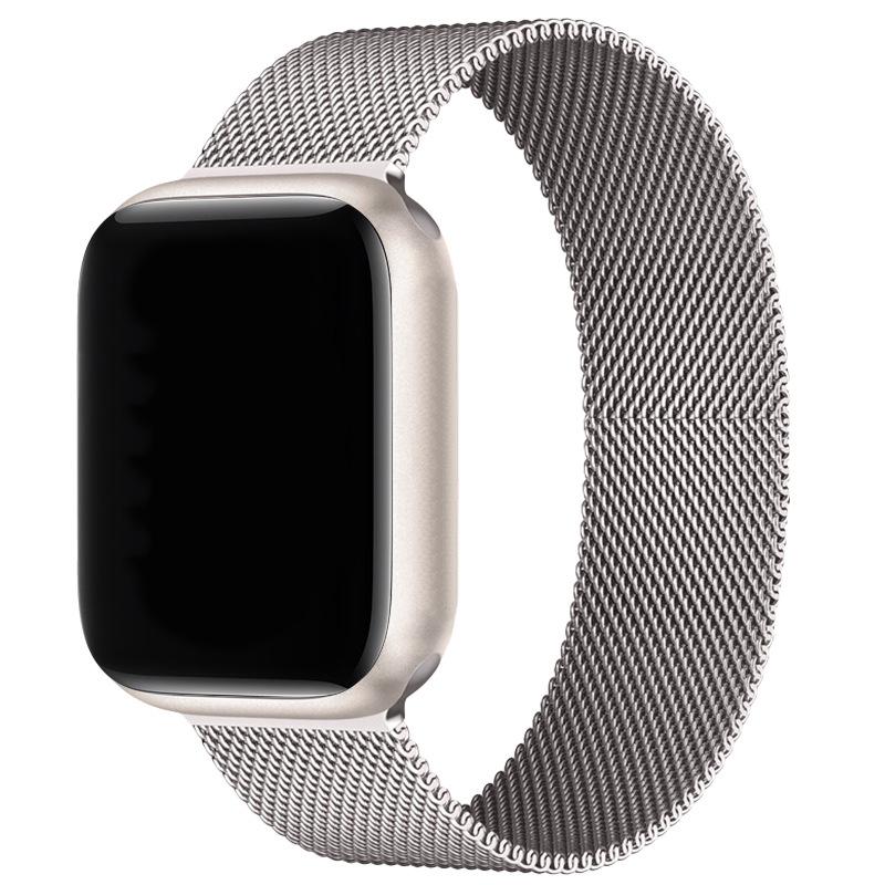 Compatibil cu Apple Watch S10 Brățară Magnetică din Oțel Milanese pentru iWatch 5-9 SE.