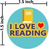 Reading Stickers for Kids,Teacher Reward Labels,Motivational Reading Stickers for Students,Teacher,School,piring Planner Label,1.5 inch 504 Per Pack