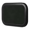 600x500mm RV Window Fixed Entry Entrance Door Window Black Clear Glass with Frame for RV Camper Caravan for 33‑38mm