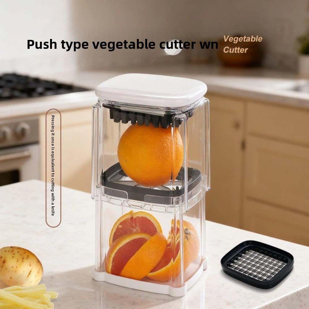 Coupe-frites manuel avec 2 lames Coupe-fruits Coupe-légumes Fruits et légumes