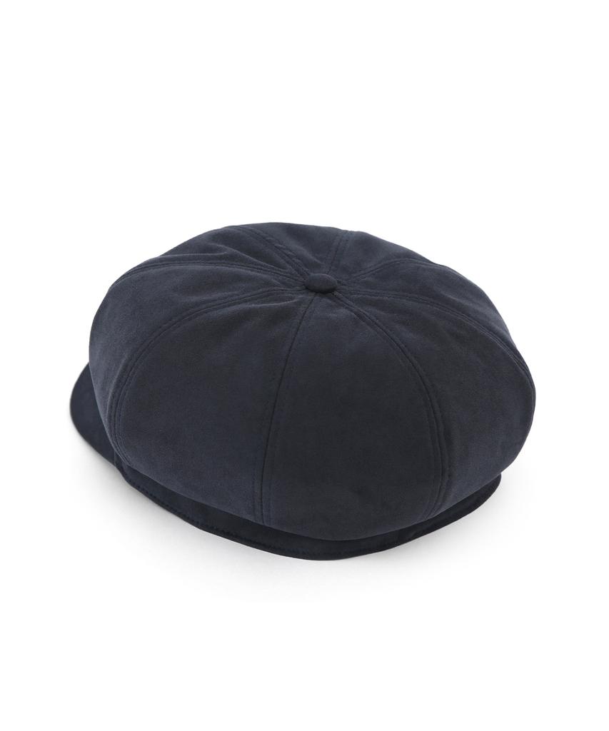 Eondeokeonteulolseutyudio Suede Hunting Cap Castro Beret / T Suede / H Navy