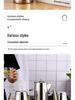 Thickened Stainless Steel Long Spout Teapot with Flat Lid, Large Capacity for Cold Water, Soup, or Juice.
