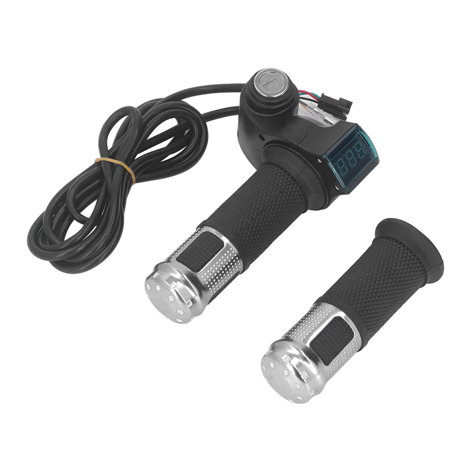 

1 пара 10-дюймовых электрических самокатов, ручка дроссельной заслонки, поворотная ручка дроссельной заслонки с ЖК-дисплеем