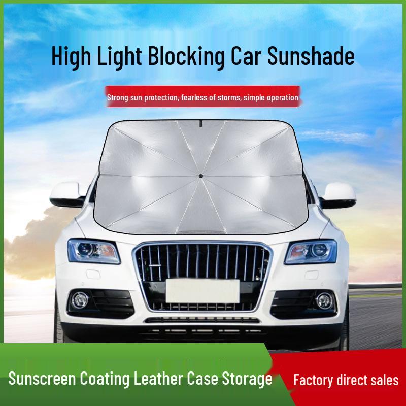 Car Windshield Sunshade Umbrella for Heat Insulation and Sun Protection