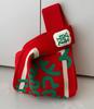 2026 New Year Red Lucky Gift Bag - Knitted Tote with Envelope Design, Perfect for Annual Meetings and Celebrations