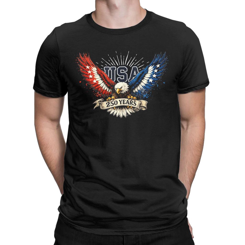 Oversized TShirt Summer 250 Years of We The People Freedom 1776 2026 Novelty T Shirts Cotton Tee Shirt Short Sleeve Top Tees