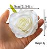 Hochwertige einzelne künstliche Rose für die Innendekoration und DIY-Geschenke.