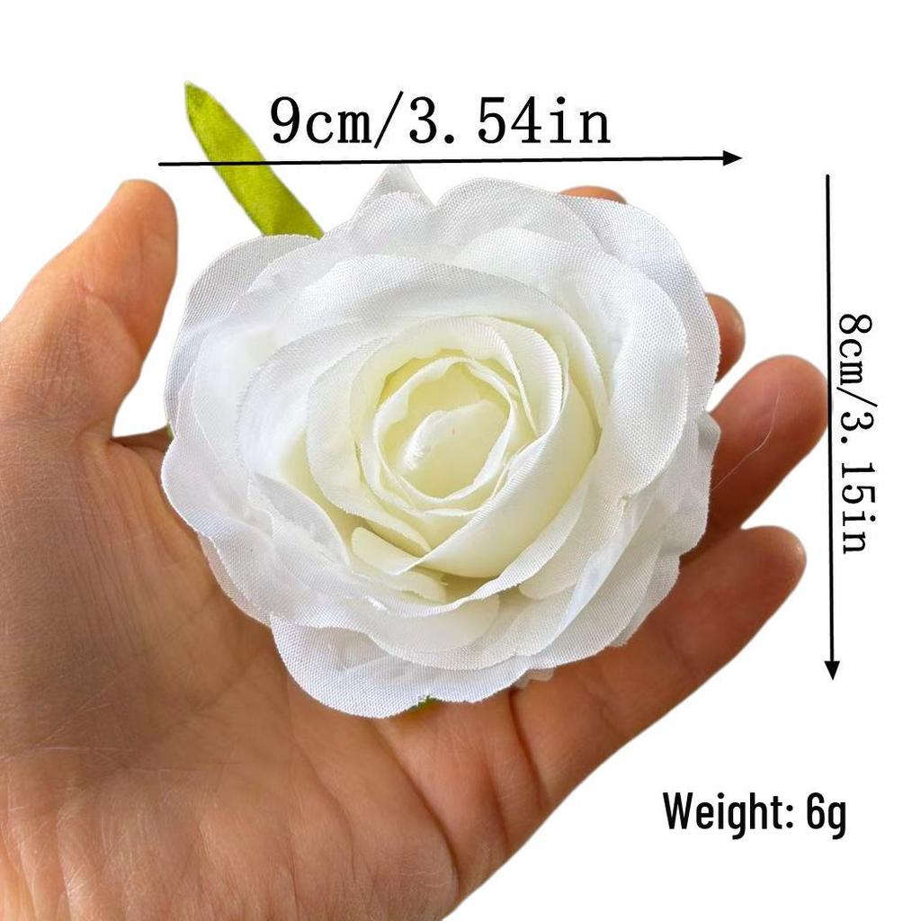Hochwertige einzelne künstliche Rose für die Innendekoration und DIY-Geschenke.